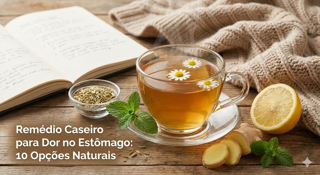 Remédio caseiro para dor no estômago